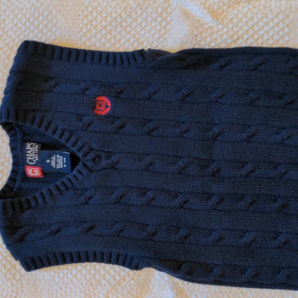 Blue Chaps Sweater vest - Picture 1 of 4
